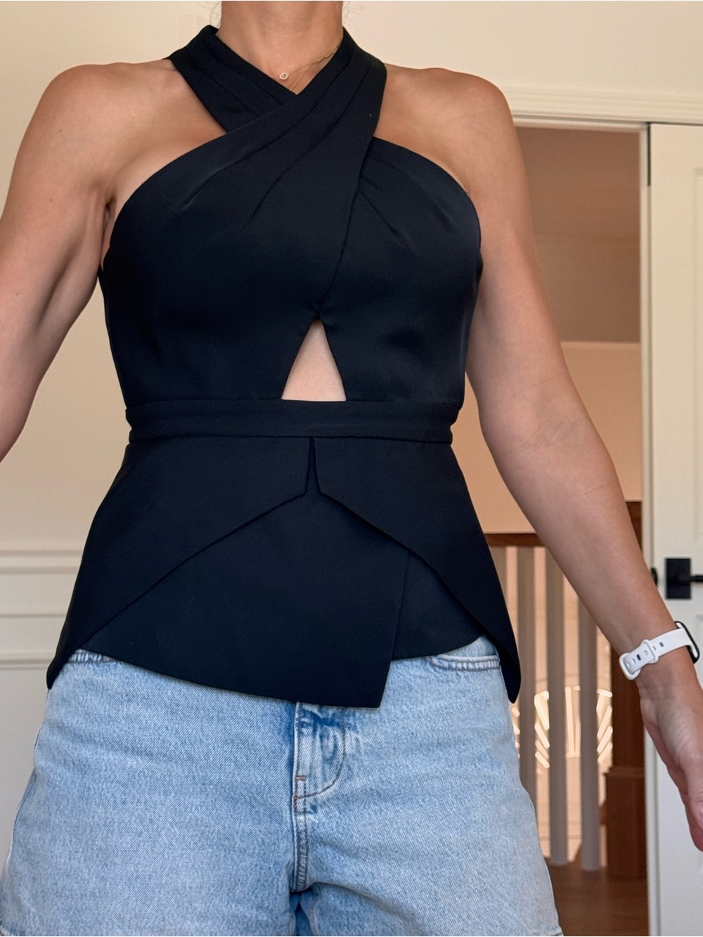 BCBGMaxAzria Black Labeled Blouse